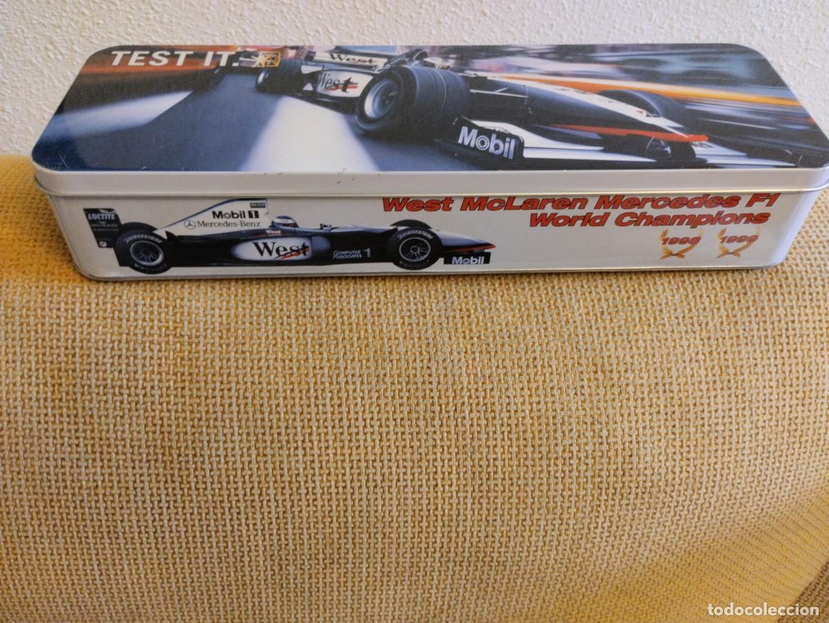 Cajas y cajitas met&aacute;licas: Caja lata West McLaren Mercedes F1