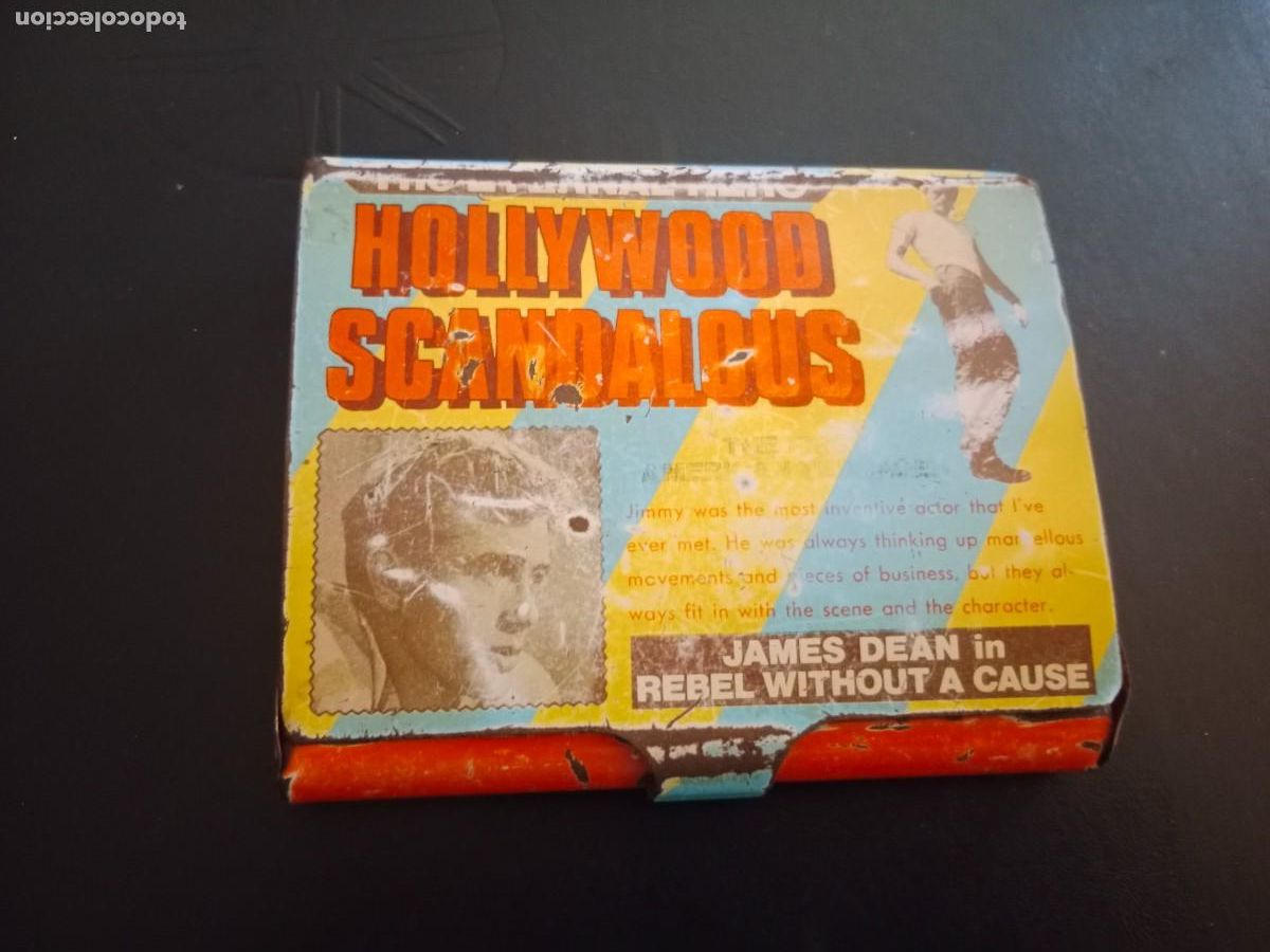 Cajas y cajitas met&aacute;licas: CAJA METALICA TABACO - HOLLYWOOD SCANDALOUS - JAMES DEAN - REBELDE SIN CAUSA - THE ETERNAL HERO