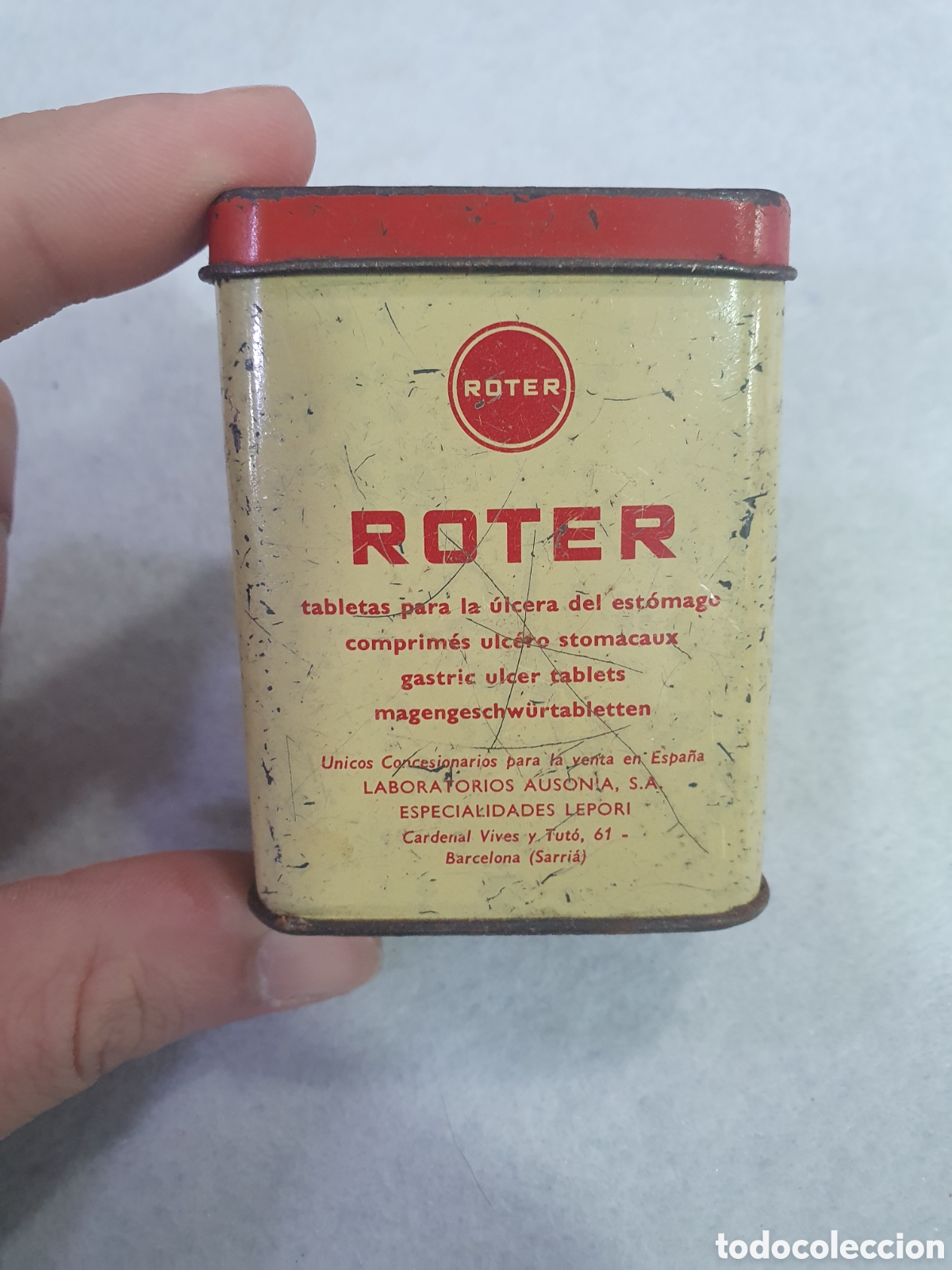 Cajas y cajitas met&aacute;licas: Lata met&aacute;lica Roter. (L28) - Foto 1