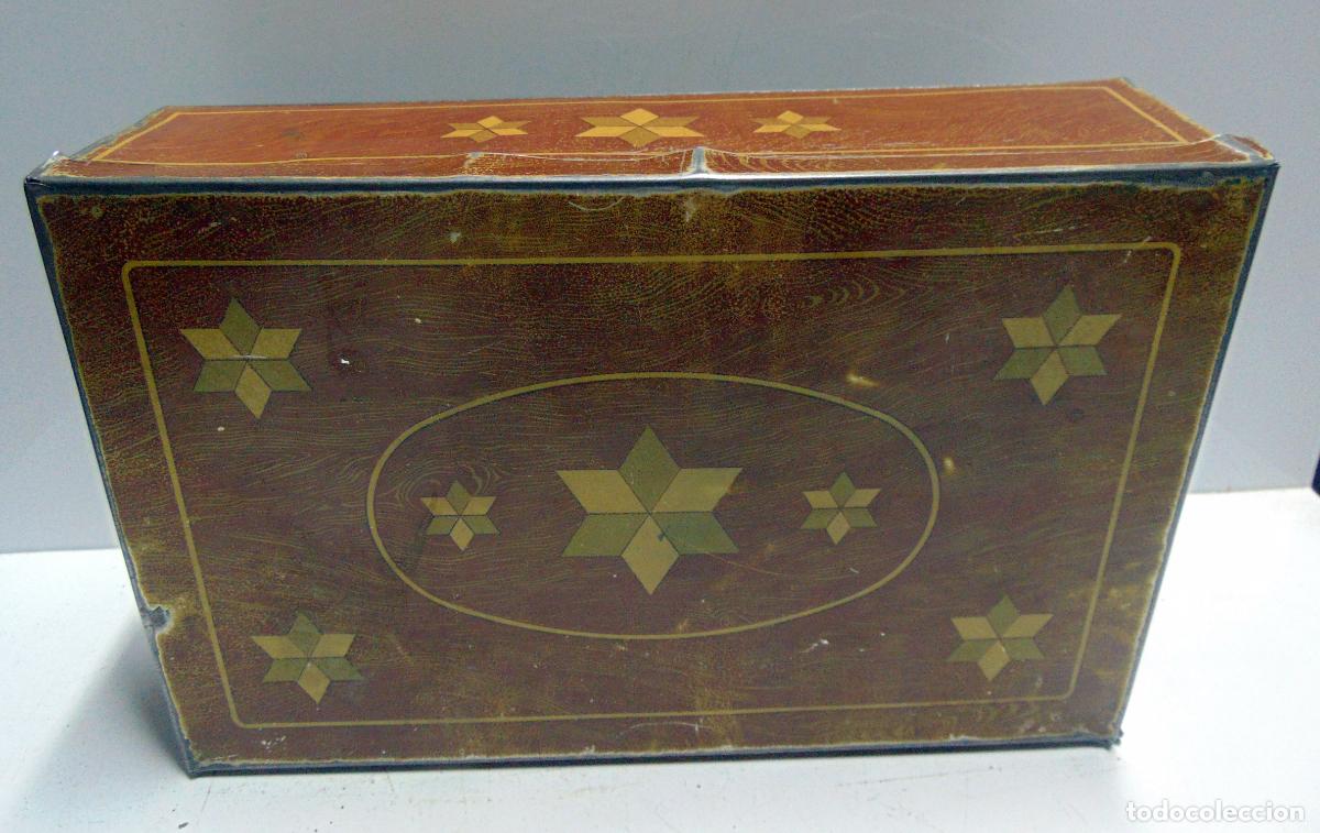 Boxes and metal boxes: CAJA METALICA GALLETAS Y BIZCOCHOS CANTABRIA Y ROYALTA, HERNANI GUIPUZCOA