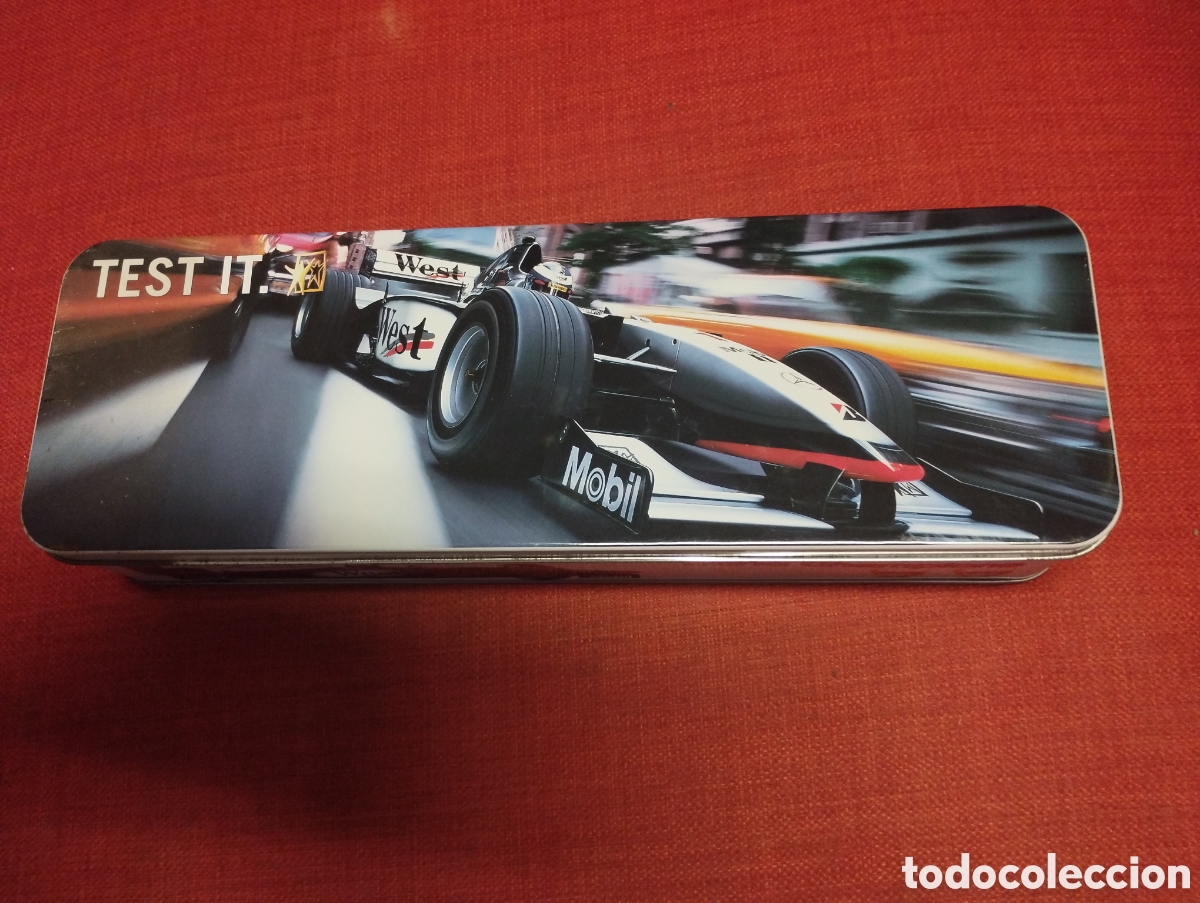 Cajas y cajitas met&aacute;licas: Caja publicitaria de West Mclaren Mercedes