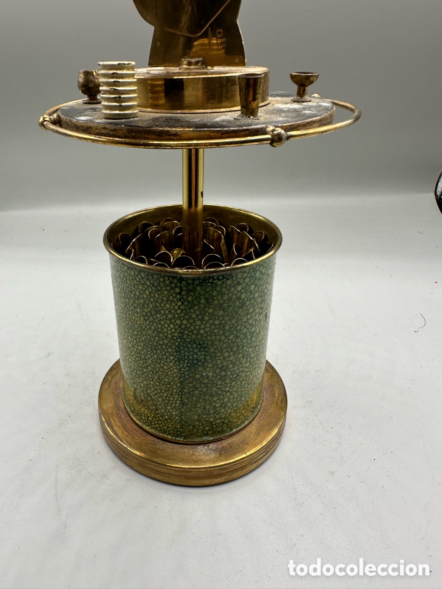 Cajas y cajitas met&aacute;licas: Rara pitillera barman art deco - Foto 7