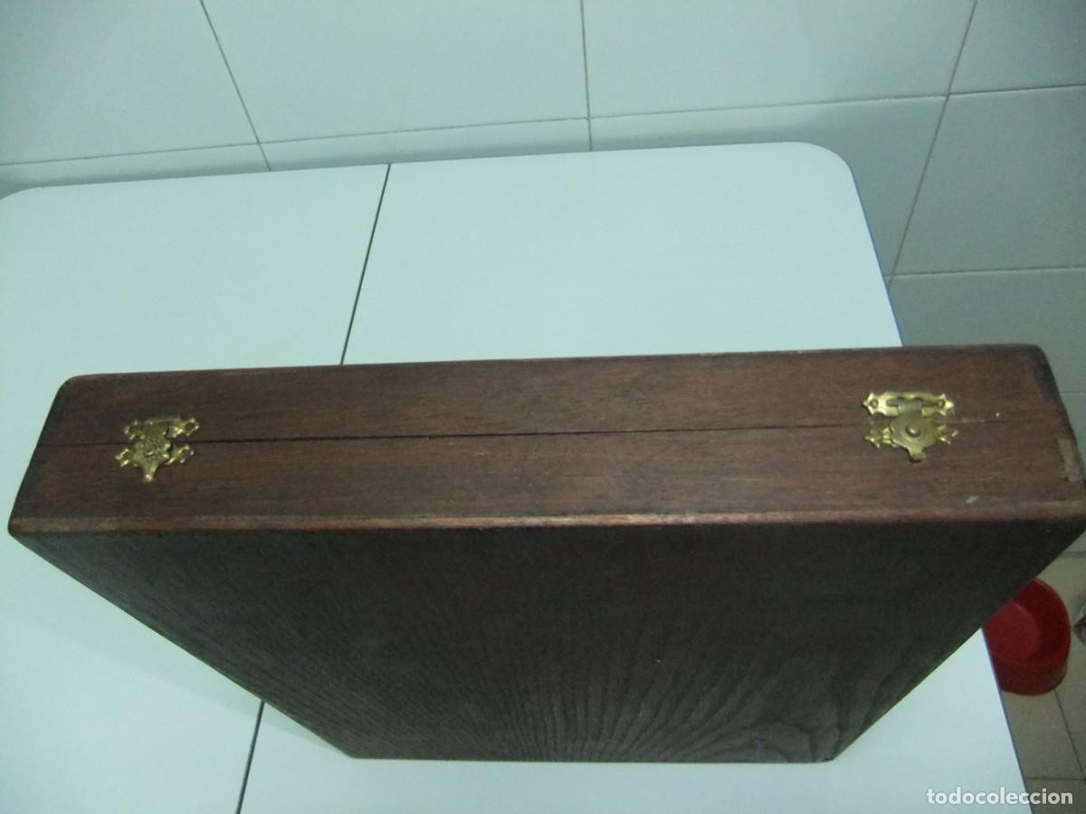 Cajas y cajitas met&aacute;licas: caja de madera para guardar coleccion - Foto 4