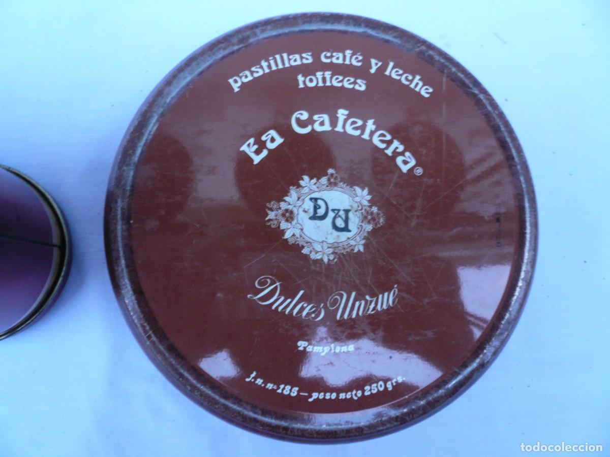 Cajas y cajitas met&aacute;licas: LATA LA CAFETERA. LOTE DE 2. PAMPLONA - Foto 6