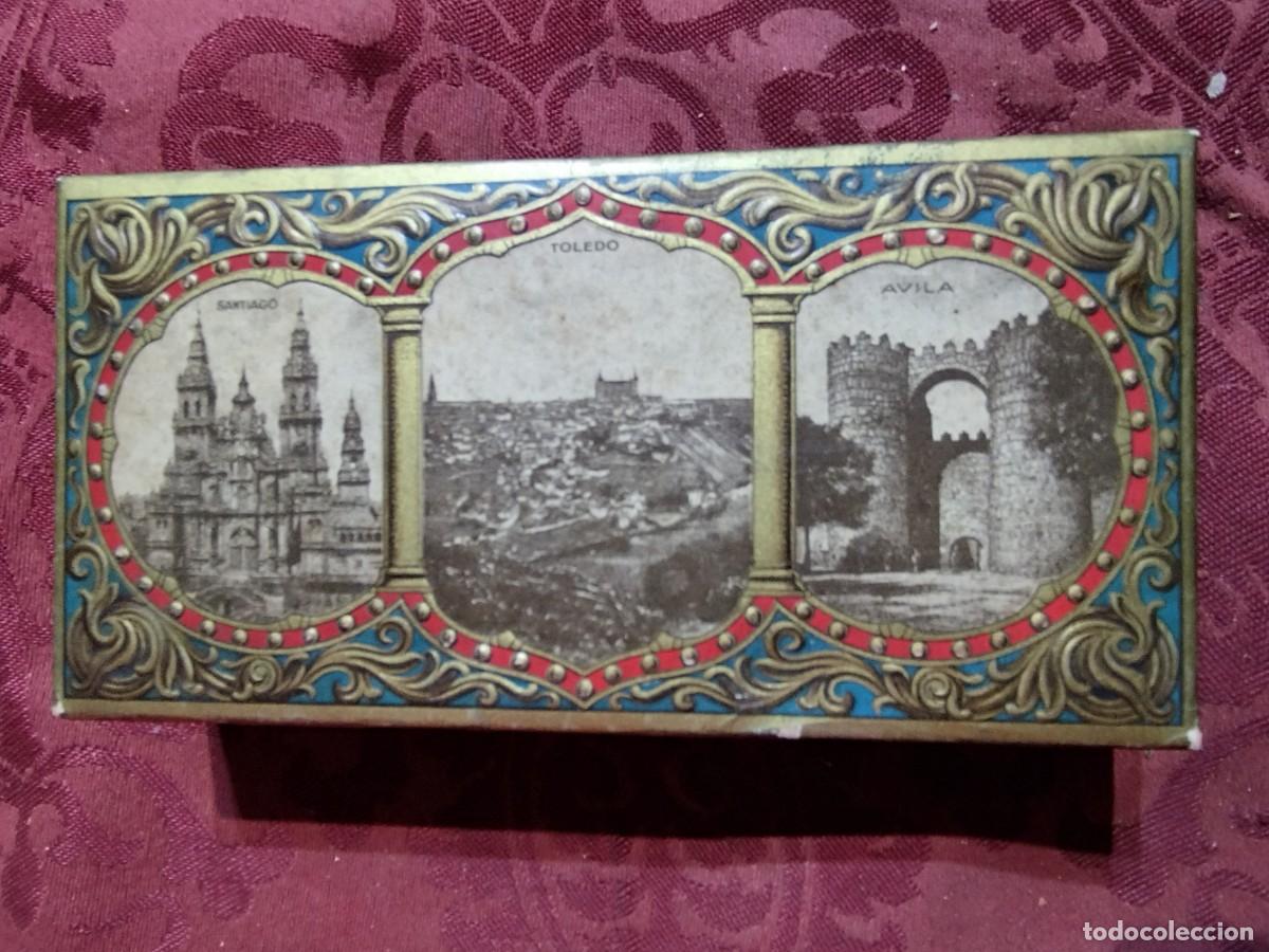 Blechdosen und Kisten: CAJA CARTON DURO - JABON PUEBLO ESPA&Ntilde;OL - MIEMBRO JURADO EXPOSICION INTERNACIONAL BARCELONA 1929