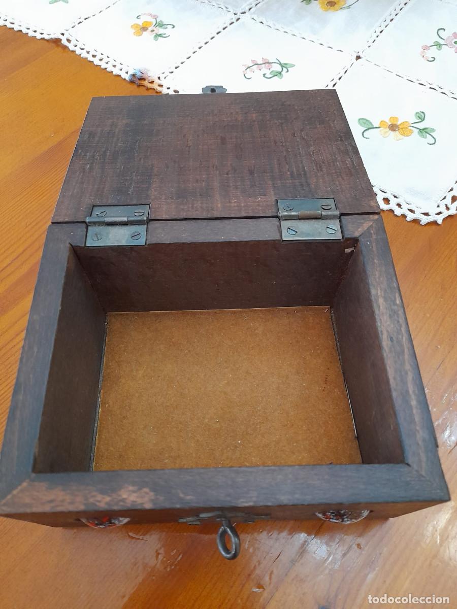 Cajas y cajitas met&aacute;licas: Caja de madera con esmalte - Foto 2