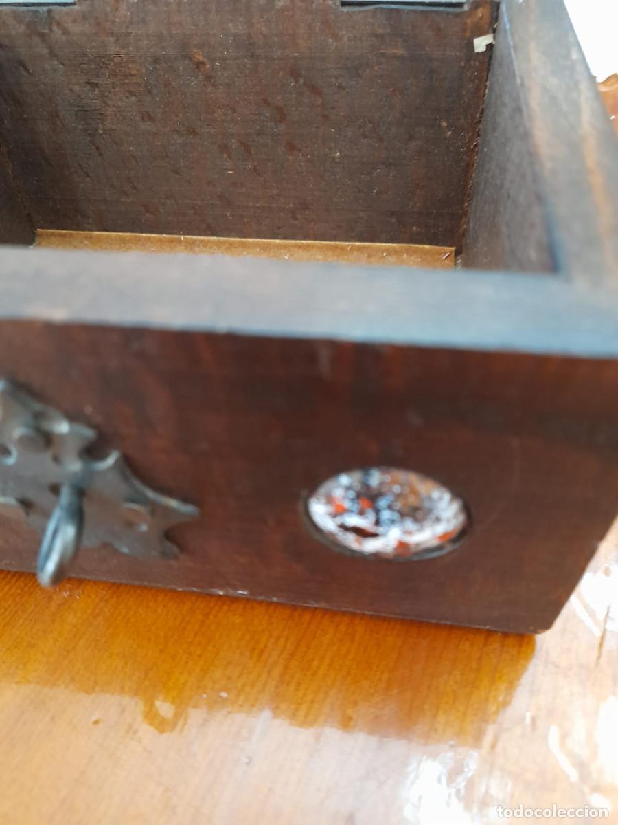 Cajas y cajitas met&aacute;licas: Caja de madera con esmalte - Foto 3