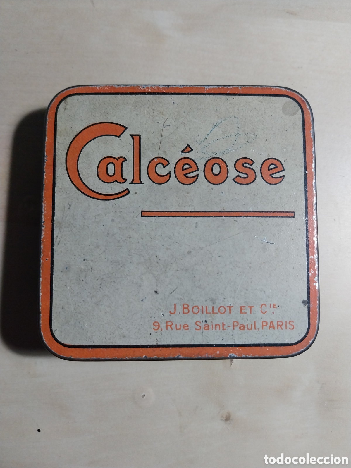 Blechdosen und Kisten: Cajita met&aacute;lica Calc&eacute;ose