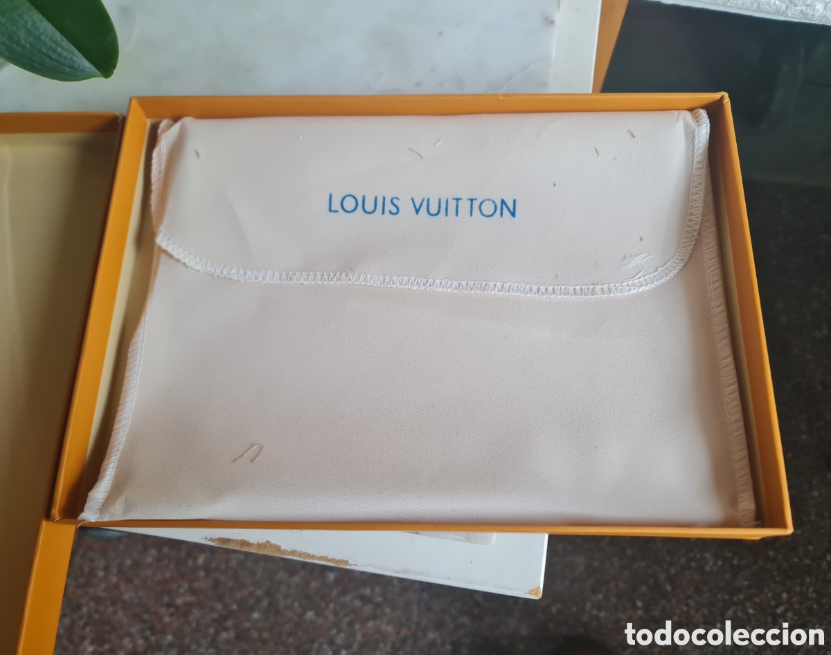 Cajas y cajitas met&aacute;licas: Caja con funda de tela Louis Vuitton - Foto 5