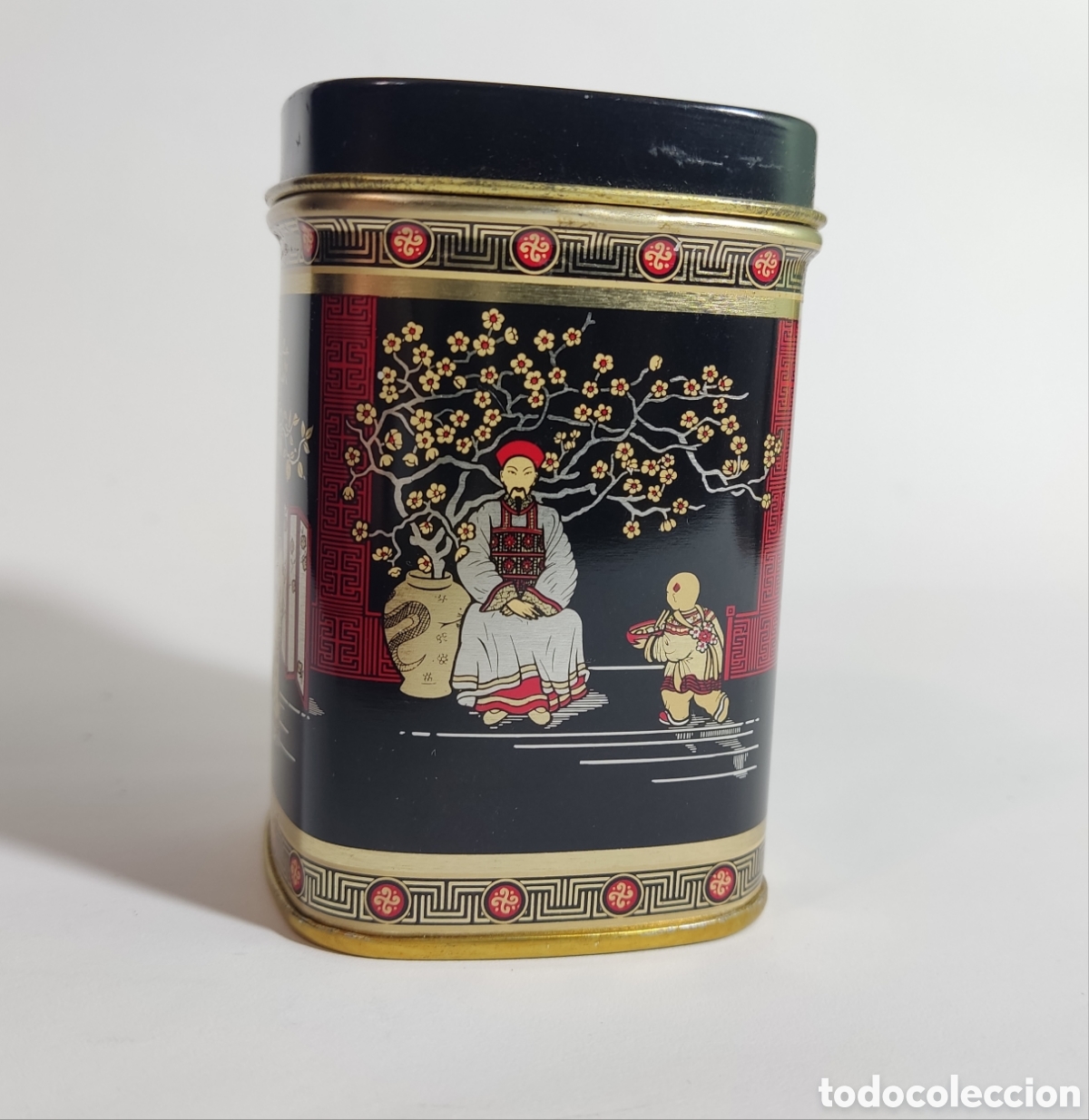 Cajas y cajitas met&aacute;licas: LATA DE T&Eacute; CHINO VINTAGE - TAMA&Ntilde;O PEQUE&Ntilde;O - 8X5CM
