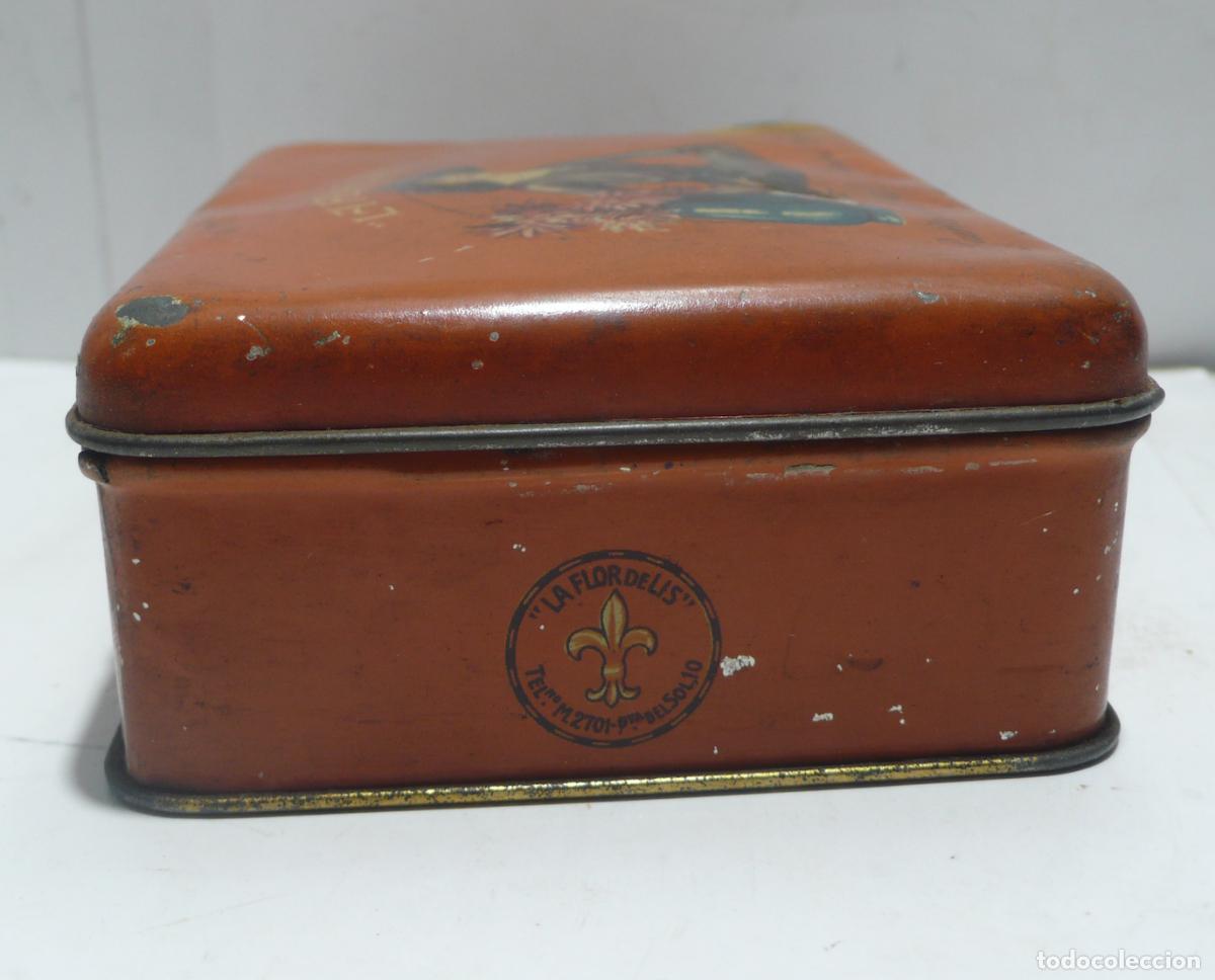 Cajas y cajitas met&aacute;licas: CAJA DE METAL DE FLOR DE LIS - Foto 3