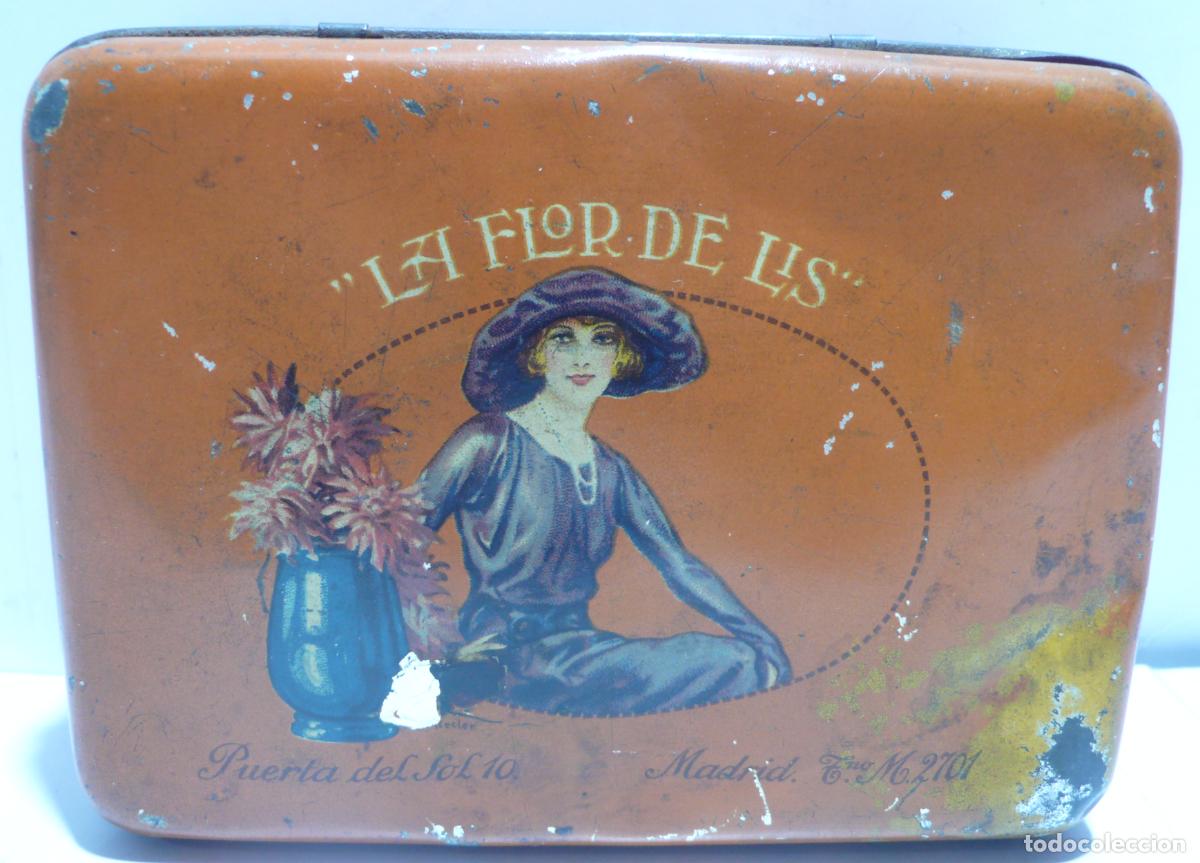 Cajas y cajitas met&aacute;licas: CAJA DE METAL DE FLOR DE LIS - Foto 4
