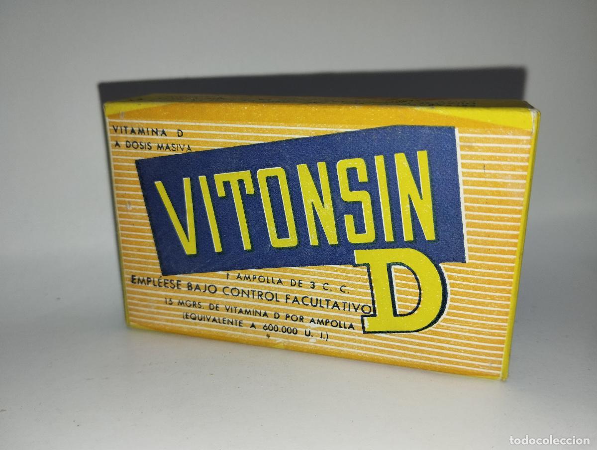 Blechdosen und Kisten: CAJA DE FARMACIA VITOSIN D // MEDICAMENTO ANTIGUO