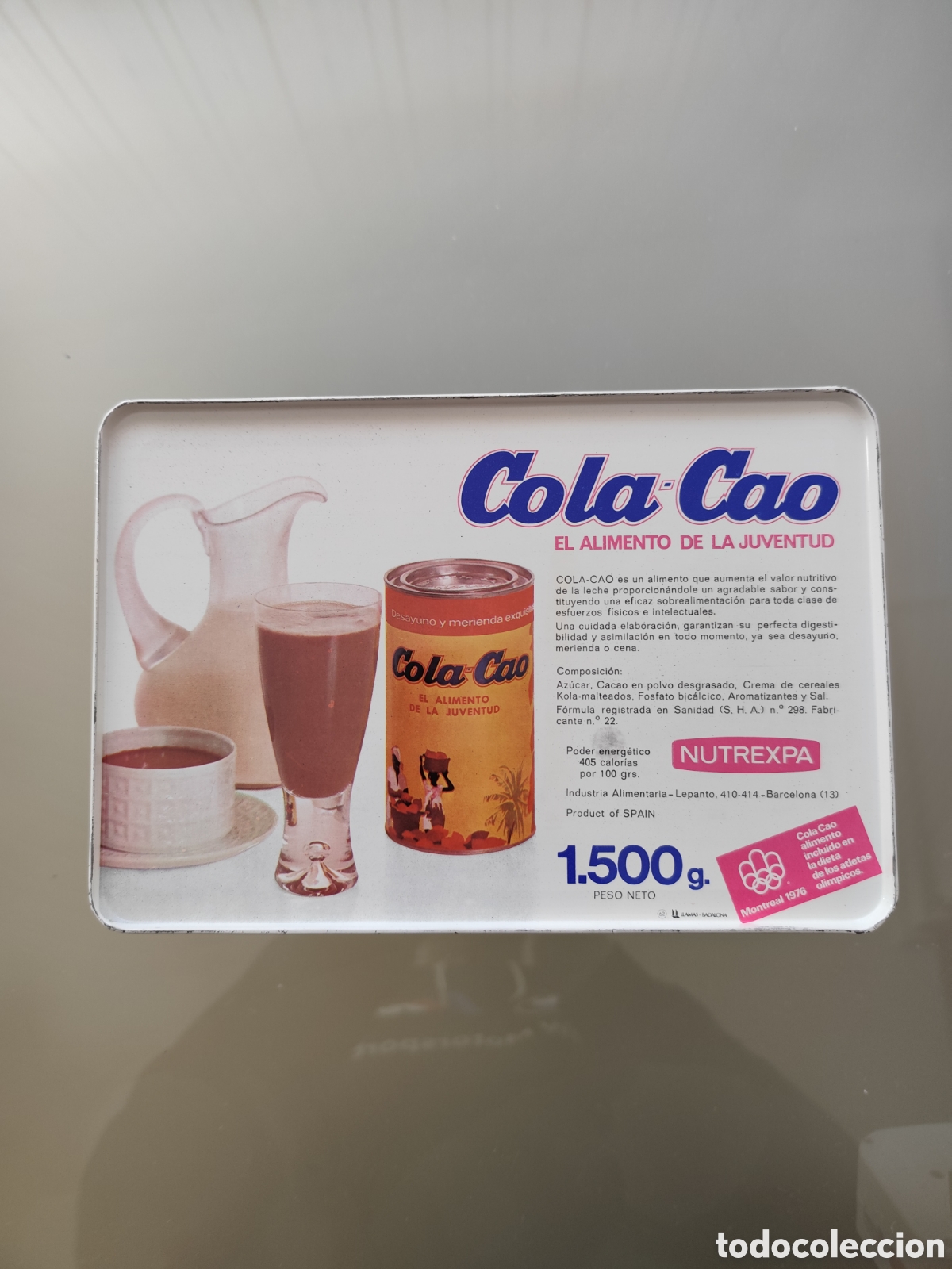 Cajas y cajitas met&aacute;licas: Caja de chapa de Cola cao