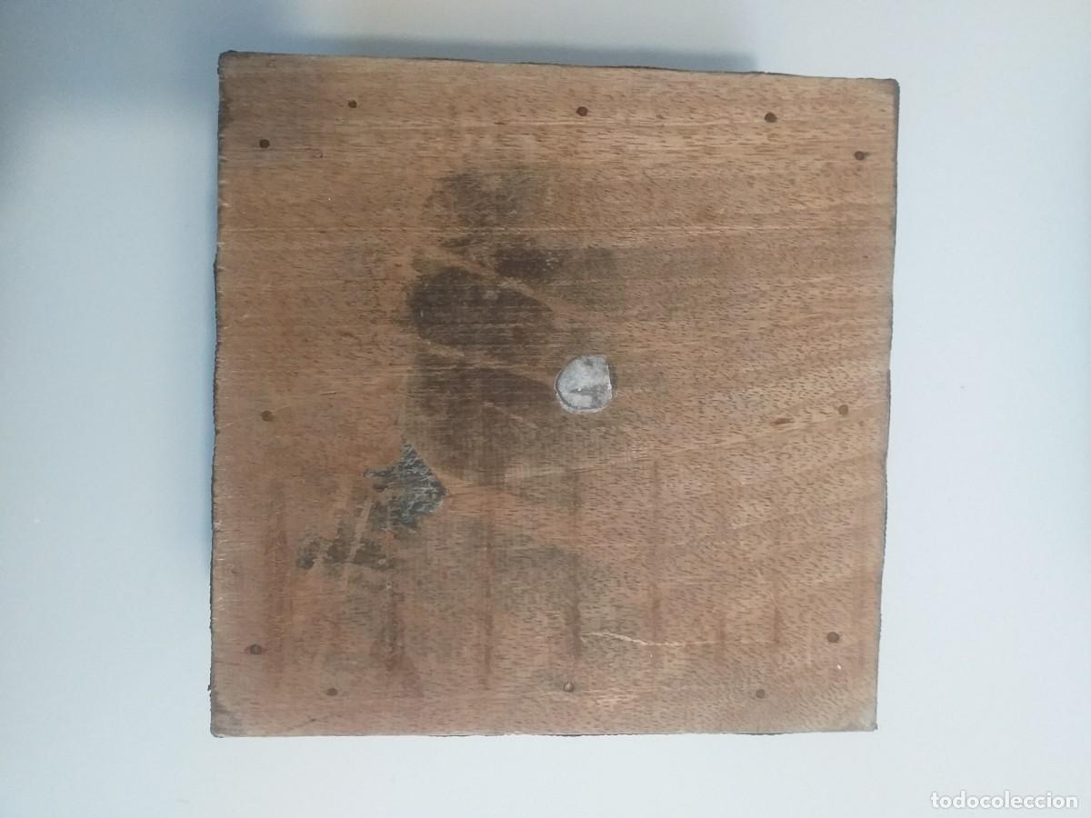 Cajas y cajitas met&aacute;licas: Caja de madera chapada con metales - Foto 6
