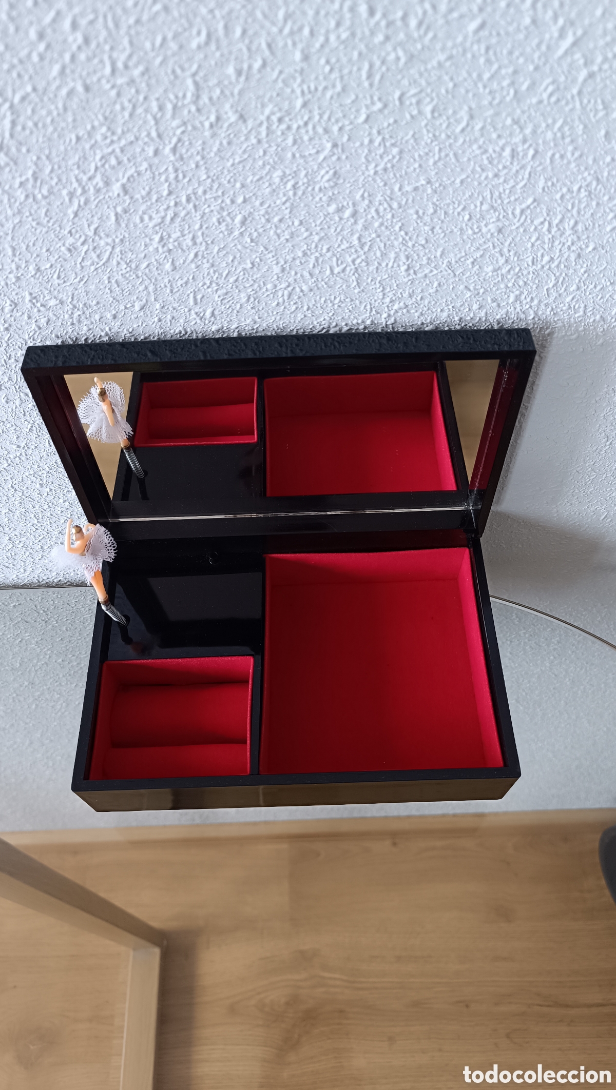 Cajas y cajitas met&aacute;licas: Caja musical con bailarina - Foto 3