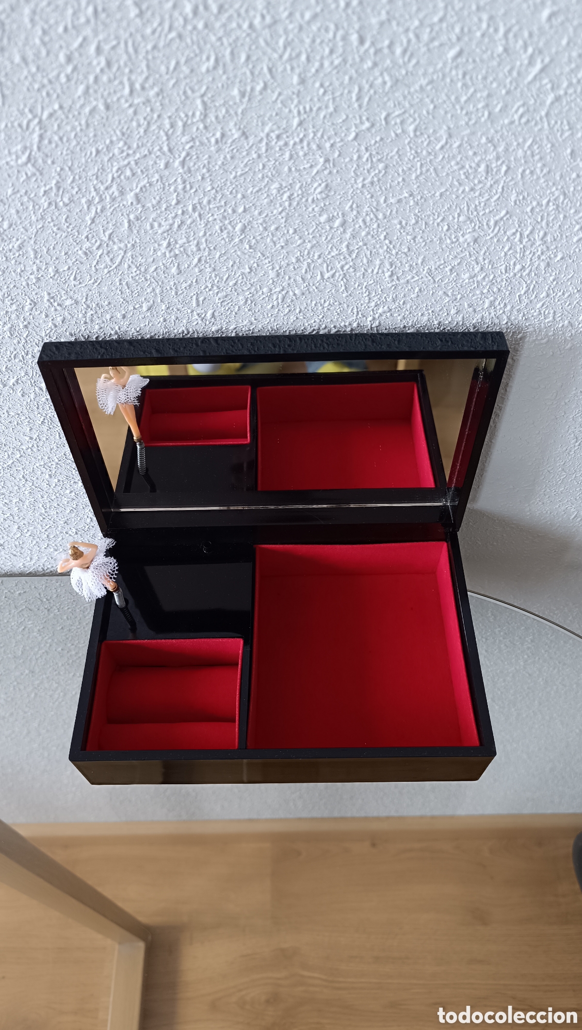 Cajas y cajitas met&aacute;licas: Caja musical con bailarina - Foto 4