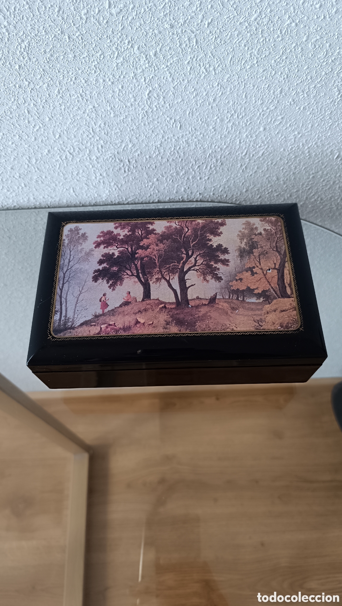 Cajas y cajitas met&aacute;licas: Caja musical con bailarina - Foto 1