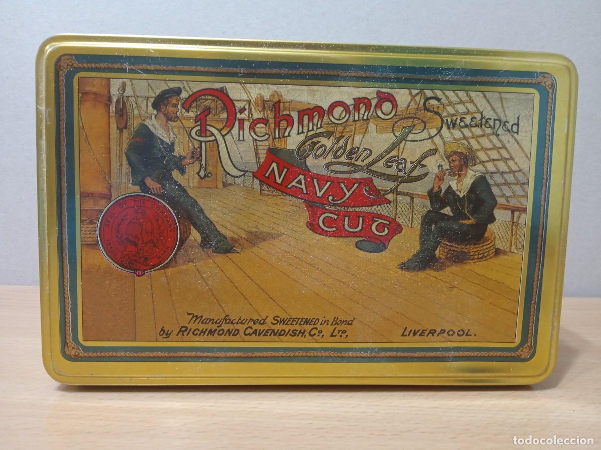 Cajas y cajitas met&aacute;licas: CAJA DE LATA VINTAGE LITOGRAFIADA