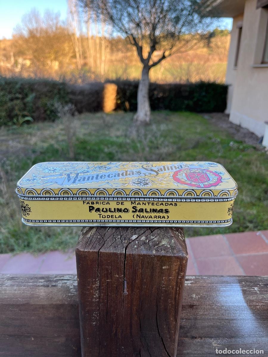 Blechdosen und Kisten: Caja met&aacute;lica, mantecadas salinas, Paulino salinas