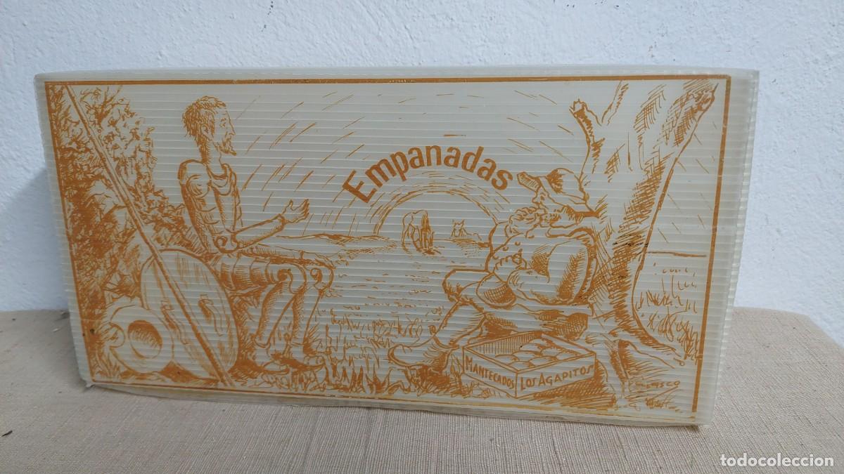 Blechdosen und Kisten: Antigua caja de empanadas mantecados Los Agapitos Moral de Calatrava