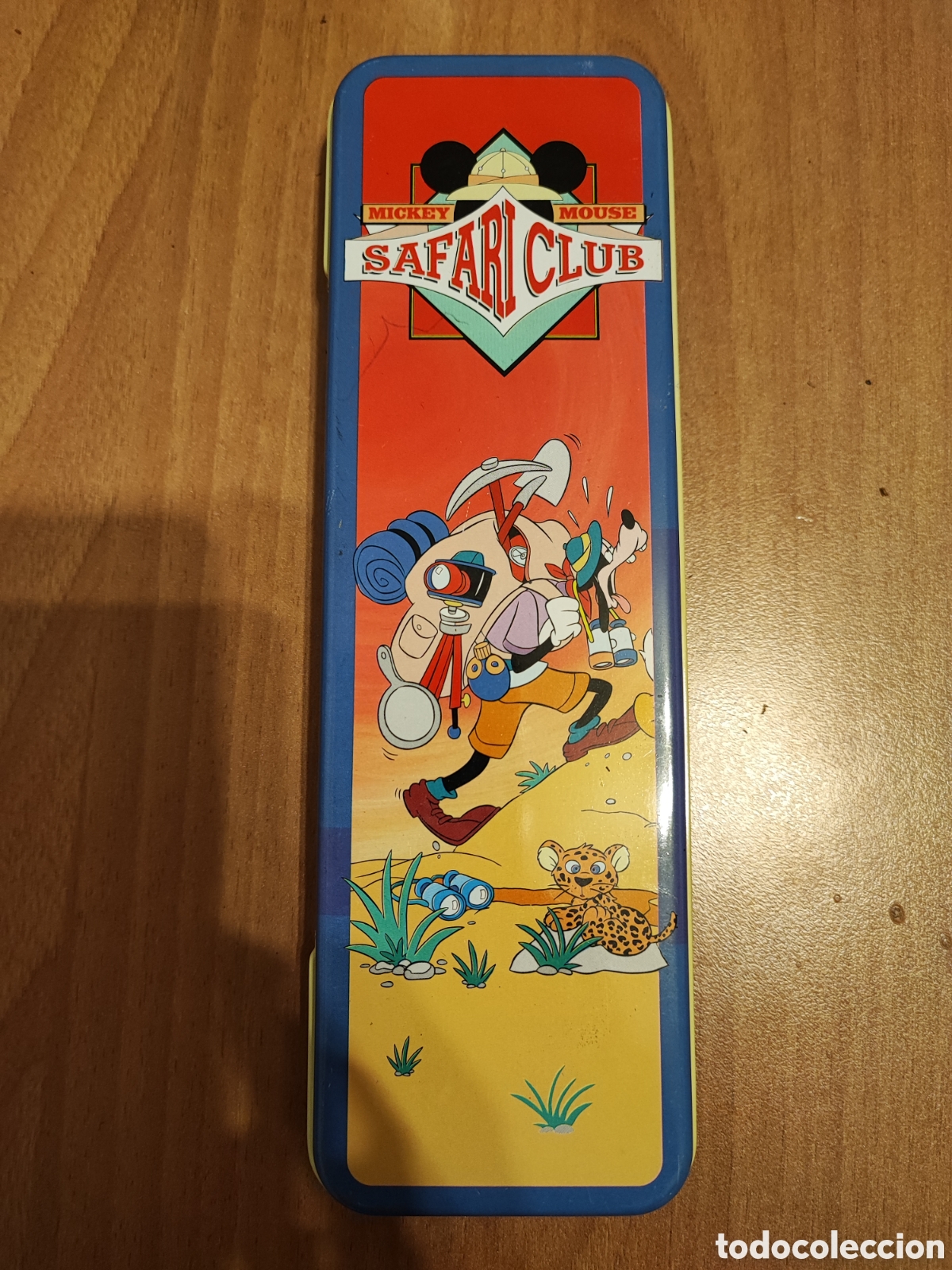 Blechdosen und Kisten: ESTUCHE/PLUMIER MET&Aacute;LICO MICHEY MOUSE SAFARI CLUB. DISNEY