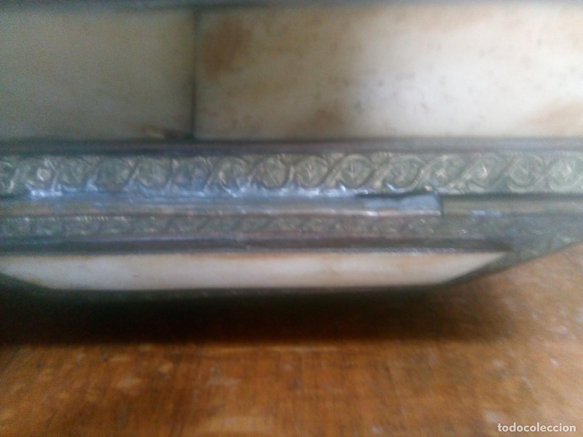 Cajas y cajitas met&aacute;licas: CAJA LAT&Oacute;N Y BRONCE CON ASTA INCRUSTADA - Foto 7