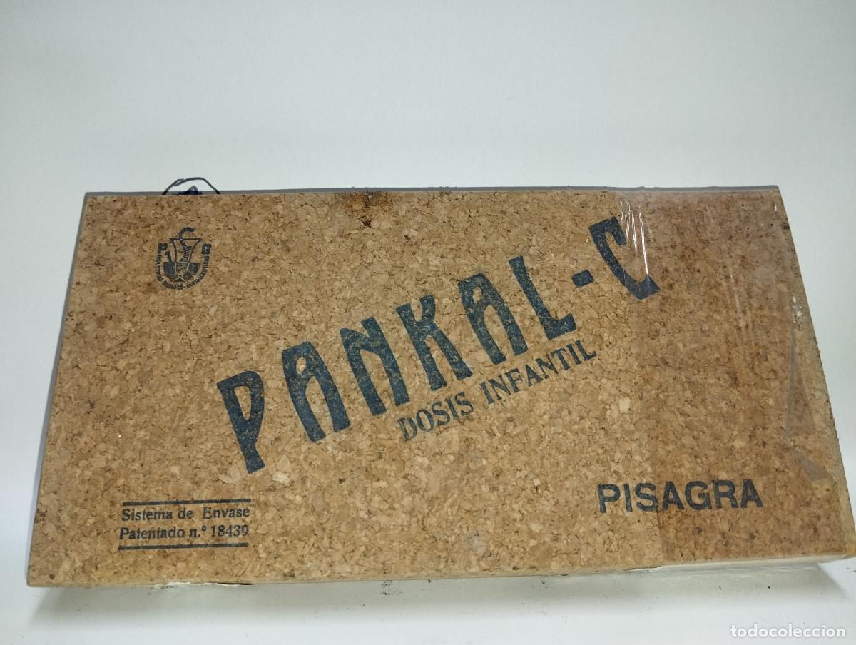 Bo&icirc;tes et petites bo&icirc;tes m&eacute;talliques: CAJA DE FARMACIA PANKAL C PISARGA // MEDICAMENTO ANTIGUO