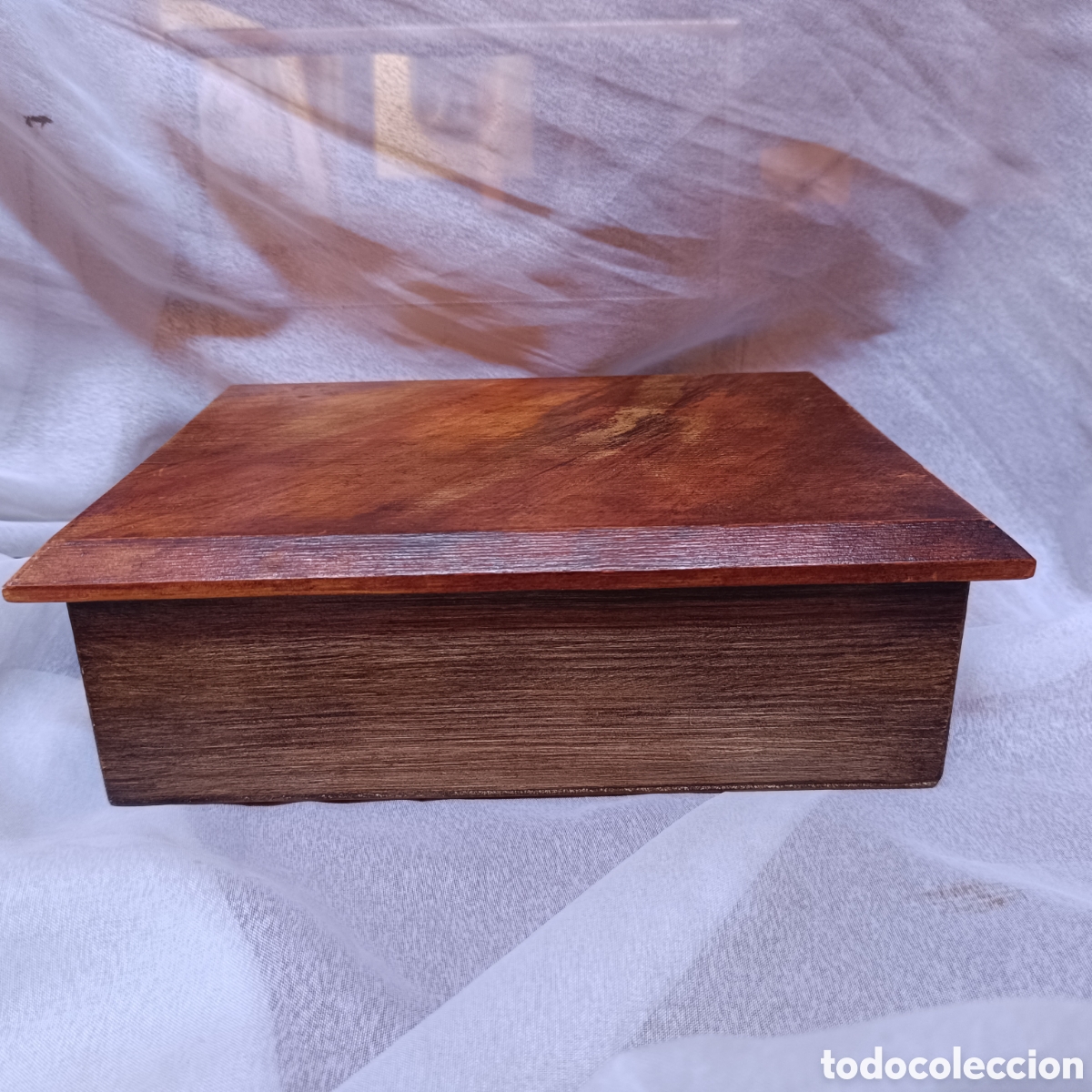 Cajas y cajitas met&aacute;licas: Caja joyero de madera