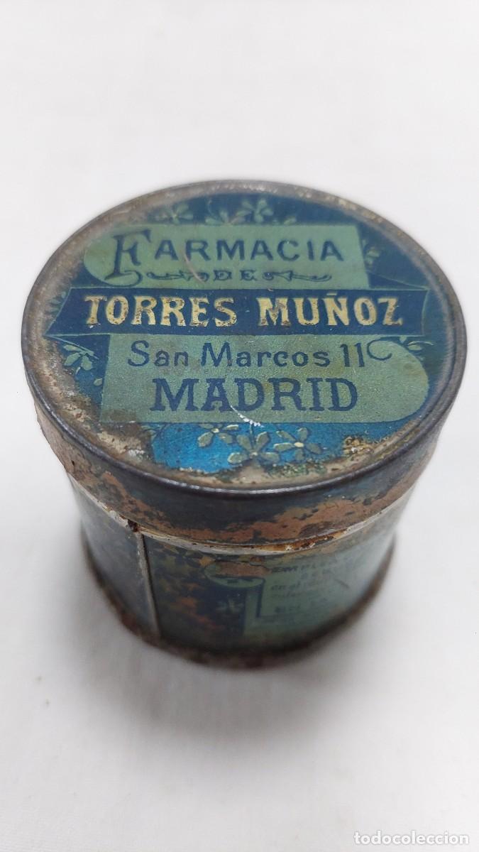 Blechdosen und Kisten: Antigua lata Farmacia Torres Mu&ntilde;oz Madrid