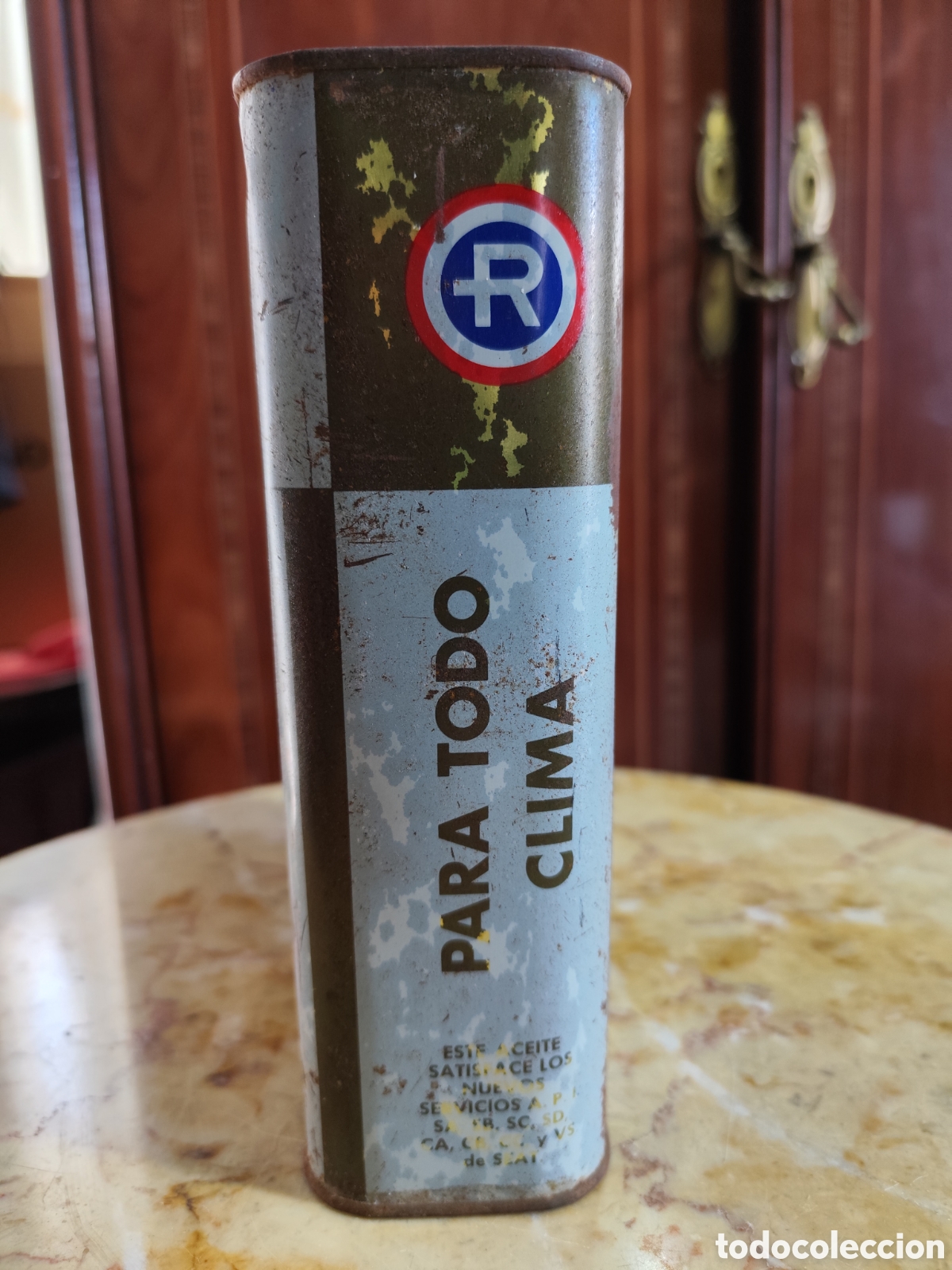 Cajas y cajitas met&aacute;licas: LATA DE ACEITE REPSOL MULTIGRADO - Foto 3