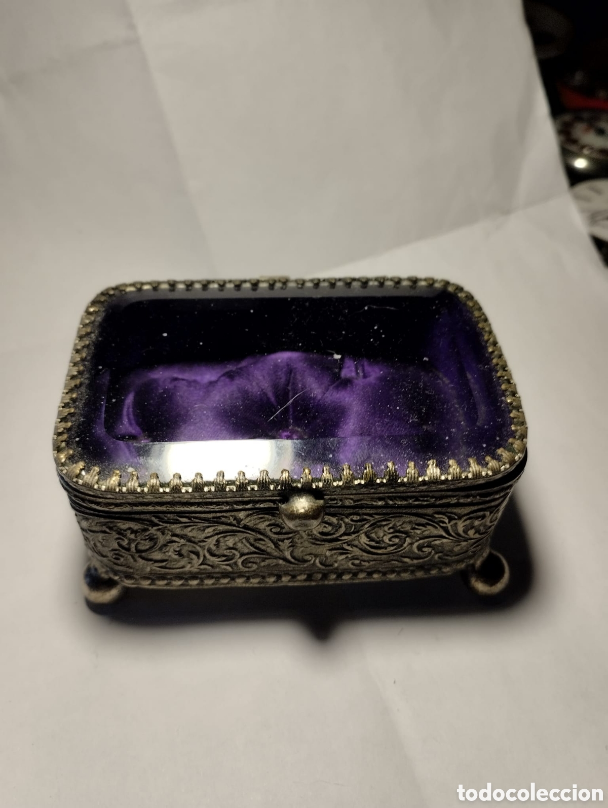 Cajas y cajitas met&aacute;licas: Joyero Plateado muy bonito