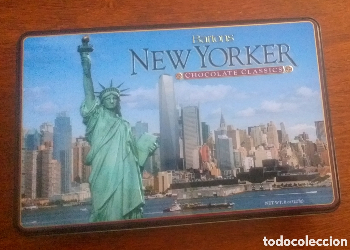 Cajas y cajitas met&aacute;licas: CAJA METALICA NEW YORK BARTONS CHOCOLATE CLASSICS