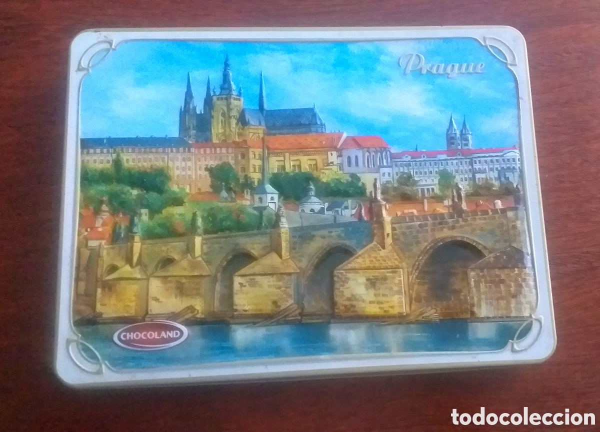 Cajas y cajitas met&aacute;licas: CAJA METALICA PRAGUE CHOCOLAND