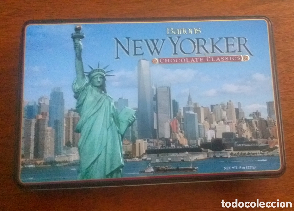 Cajas y cajitas met&aacute;licas: CAJA METALICA NEW YORK BARTONS CHOCOLATE CLASSICS