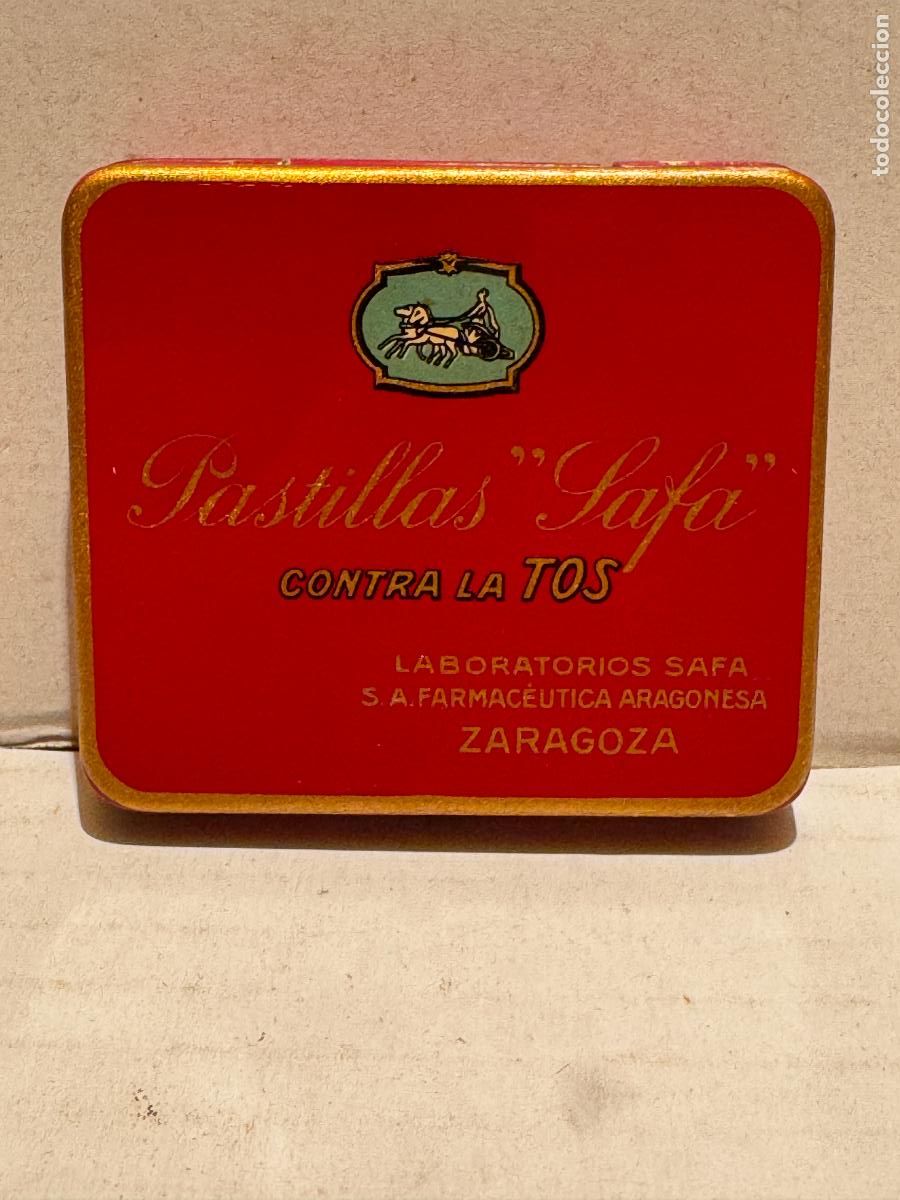 Blechdosen und Kisten: ANTIGUA LATA DE PASTILLAS PARA LA TOS SAFA