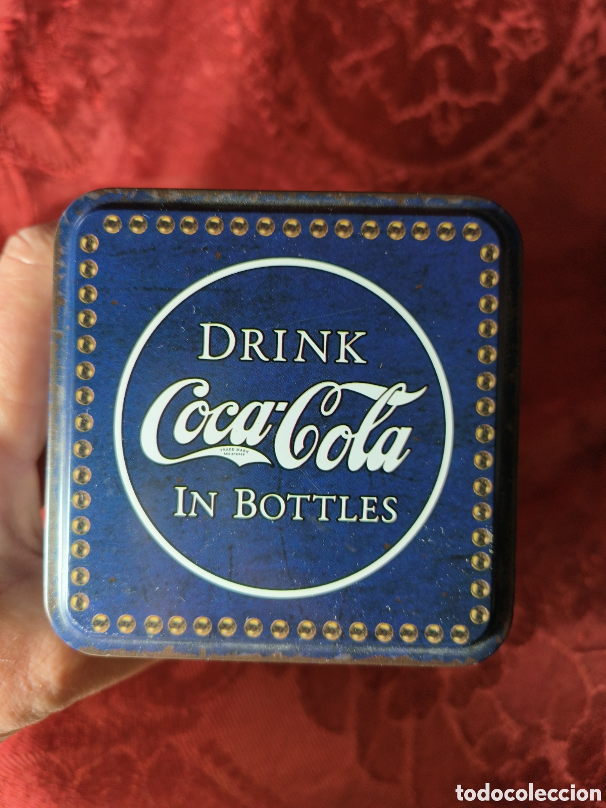 Cajas y cajitas met&aacute;licas: Lata vintage coca cola - Foto 5