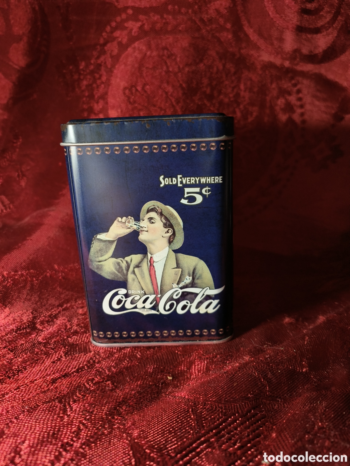 Cajas y cajitas met&aacute;licas: Lata vintage coca cola - Foto 1