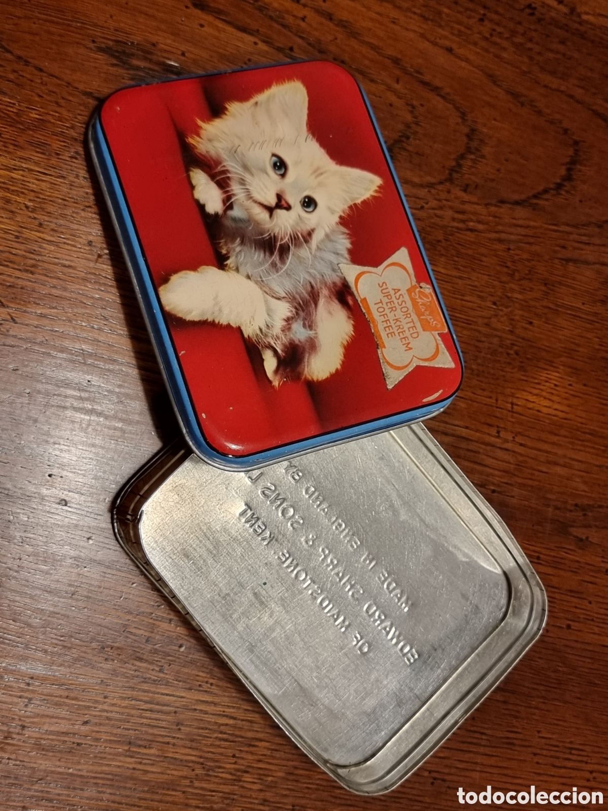 Cajas y cajitas met&aacute;licas: Caja de toffes Edward Sharp & sons 1950 - Foto 3