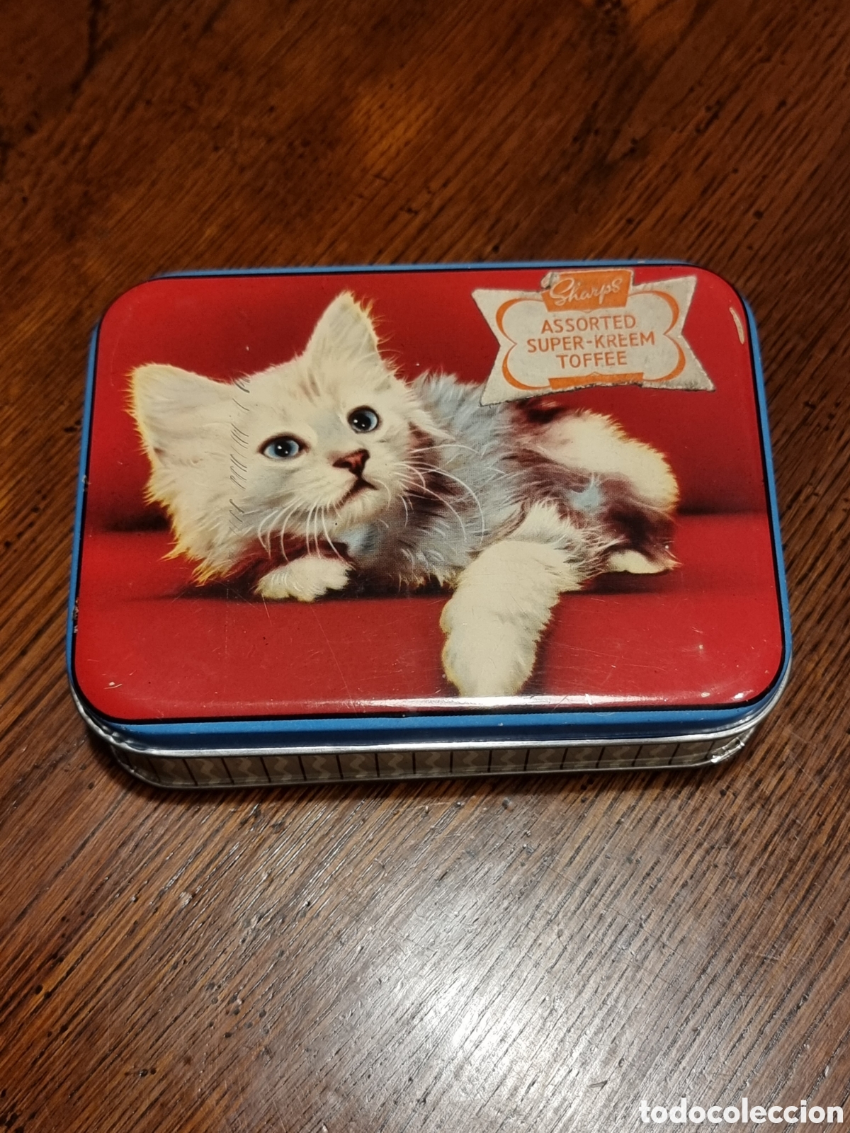 Cajas y cajitas met&aacute;licas: Caja de toffes Edward Sharp & sons 1950 - Foto 1