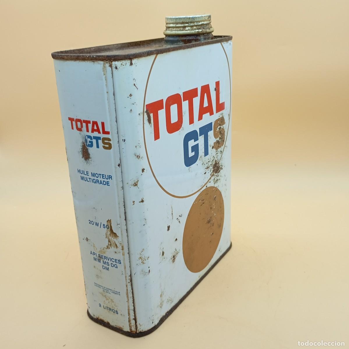 Cajas y cajitas met&aacute;licas: LATA DE ACEITE TOTAL GTS - Foto 2