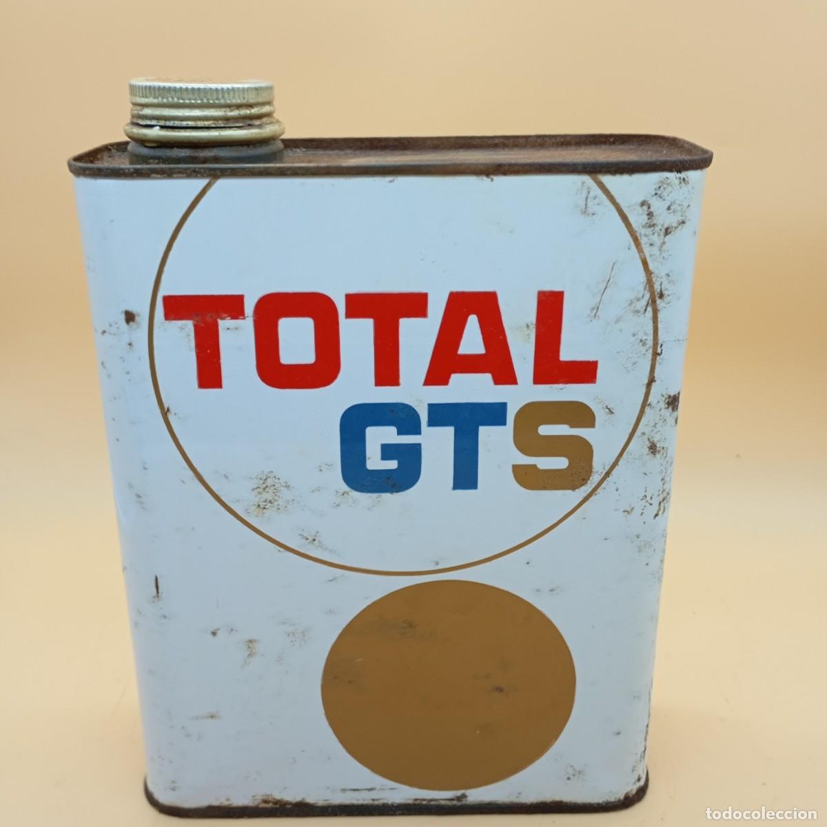 Cajas y cajitas met&aacute;licas: LATA DE ACEITE TOTAL GTS - Foto 3
