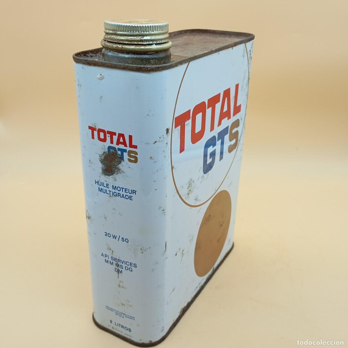 Cajas y cajitas met&aacute;licas: LATA DE ACEITE TOTAL GTS - Foto 4