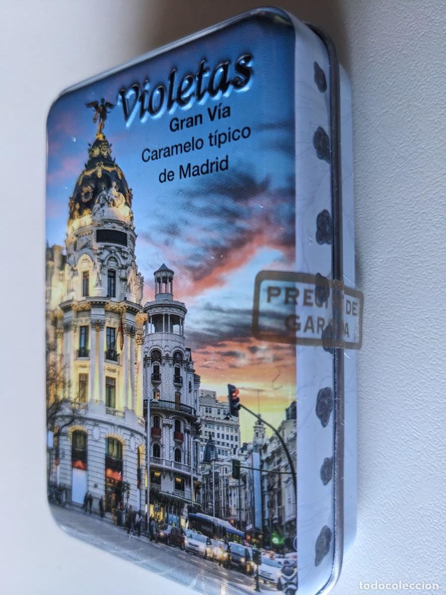 Cajas y cajitas met&aacute;licas: EDIFICIO METROPOLIS - GRAN VIA DE MADRID - LATITA PRECIOSA DE VIOLETAS - Foto 3