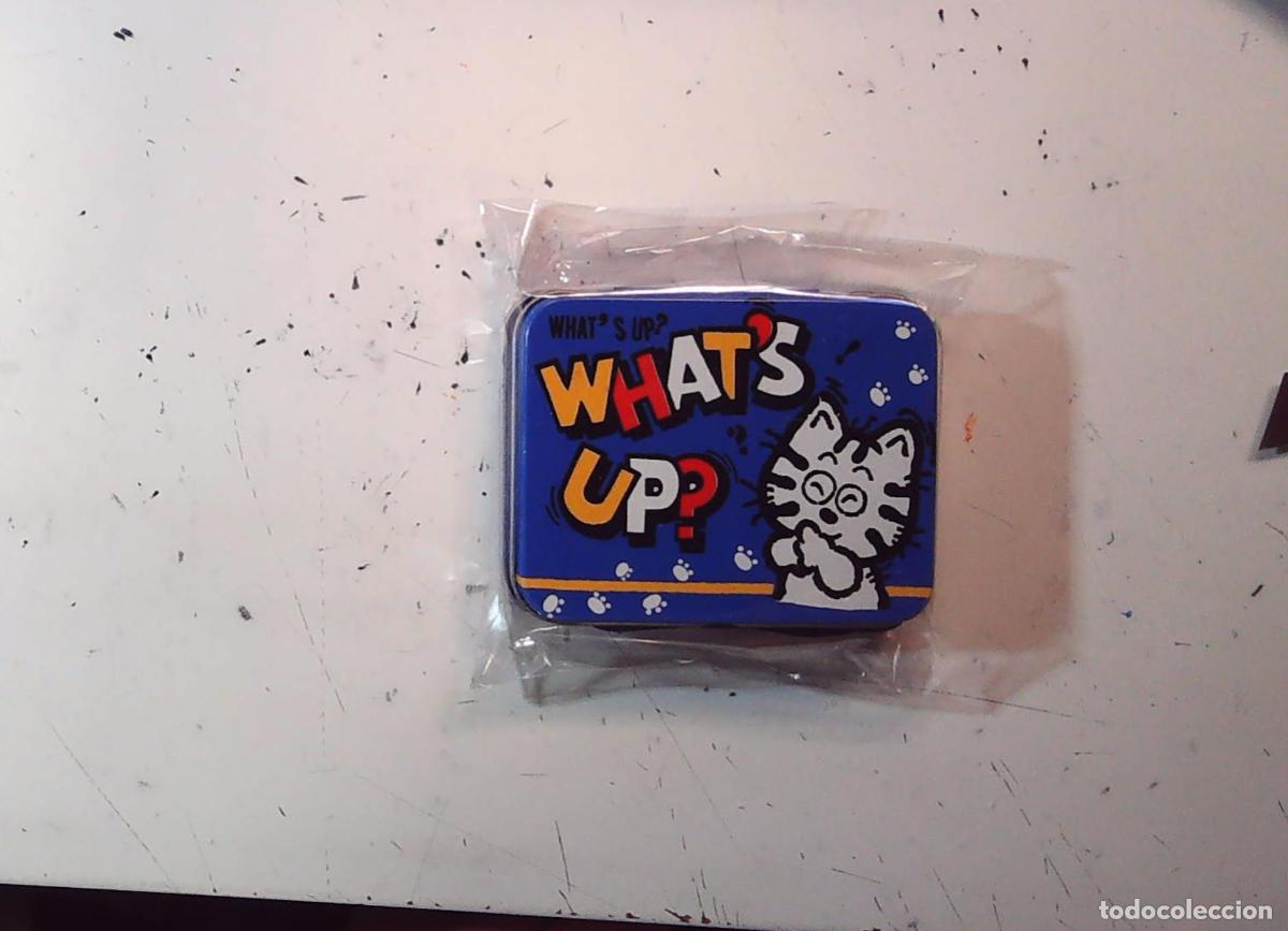 Cajas y cajitas met&aacute;licas: Caja de lata Koya The Cat made in Korea MITICA DE LOS 80 NUEVA SIN USO