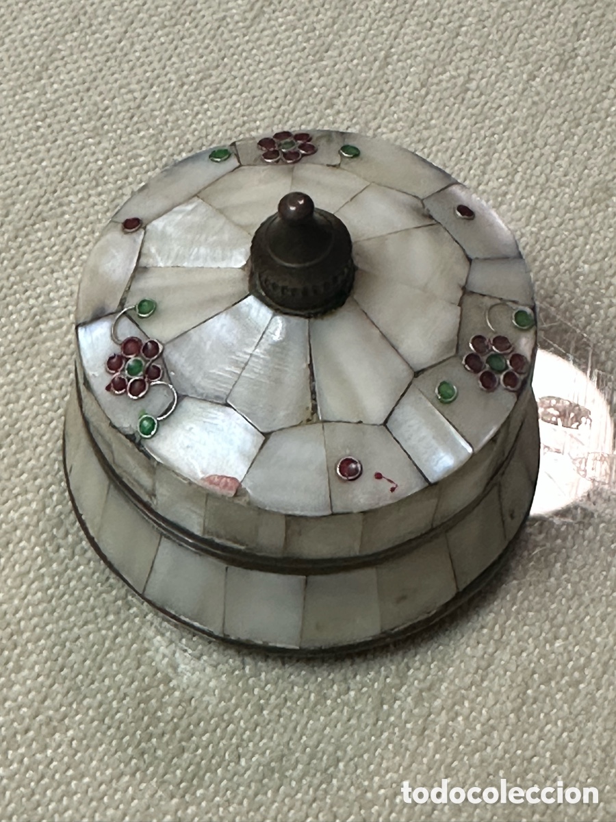 Cajas y cajitas met&aacute;licas: CAJITA DE N&Aacute;CAR DECORADA - Foto 7