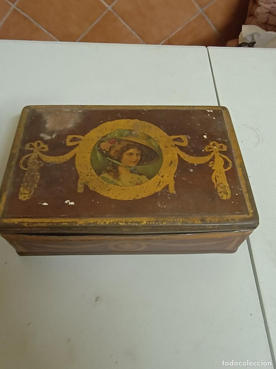 Casse e cassette metalliche: CAJA METALICA LATA DE DULCES J. FERRER Y GILI - BARCELONA -