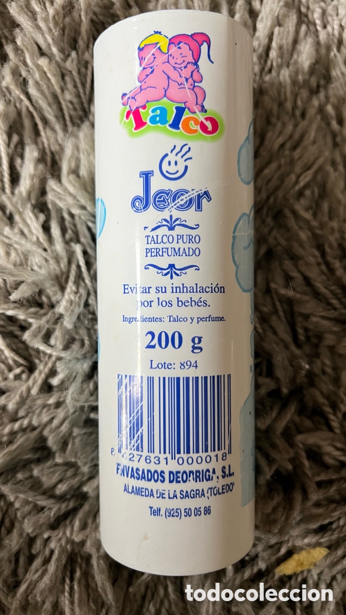 Cajas y cajitas met&aacute;licas: ANTIGUO BOTE DE TALCO PERFUMADO - Foto 3