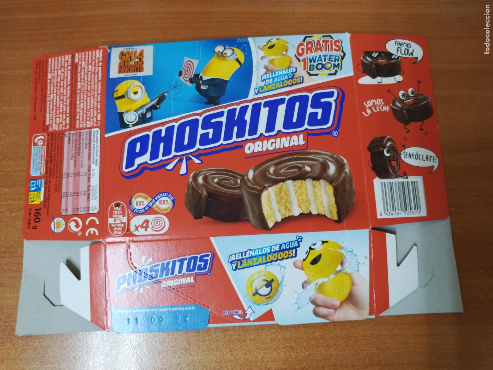 Cajas y cajitas met&aacute;licas: CAJA VACIA PHOSKITOS ORIGINAL 4 UD ( GRU 4 MI VILLANO FAVORITO )