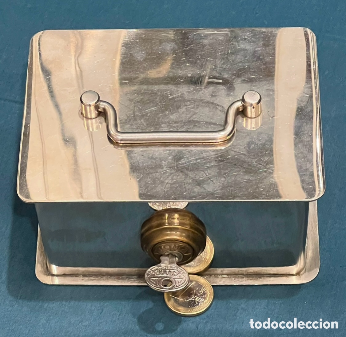 Cajas y cajitas met&aacute;licas: Caja de Caudales. JOMA. Metal. A&ntilde;os 70.